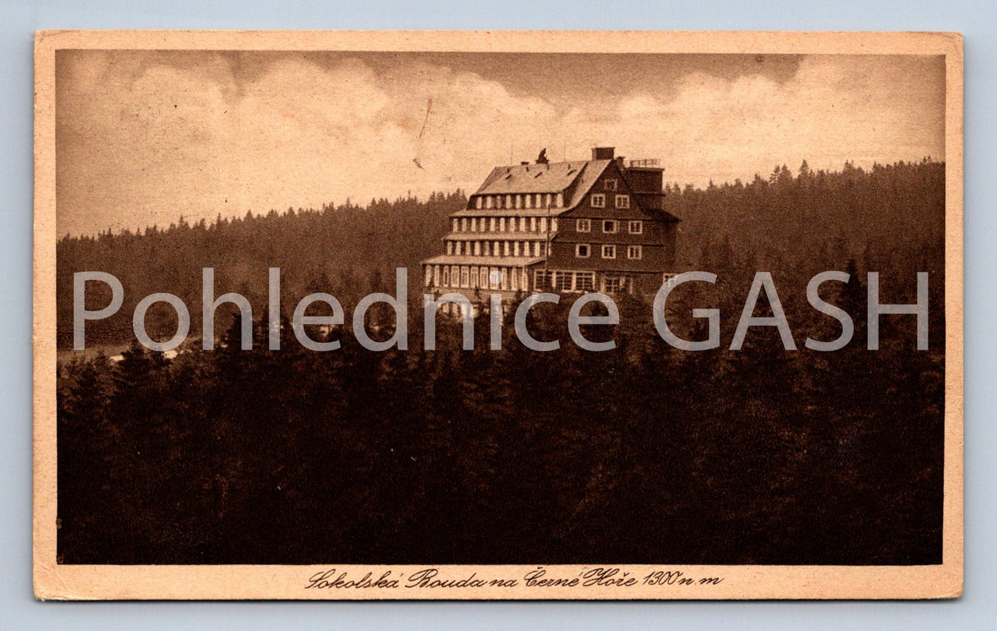 Postcard SOKOL'S SHED IN MONTENEGRO (ST6769)