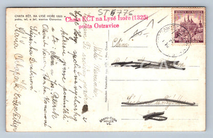 Postcard LYSÁ HORA - COTTAGE (ST6776)