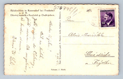 Postcard KUNČICE - WOODEN CHURCH (ST6778)