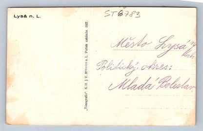 Postcard LYSÁ NAD LABEM (ST6783)