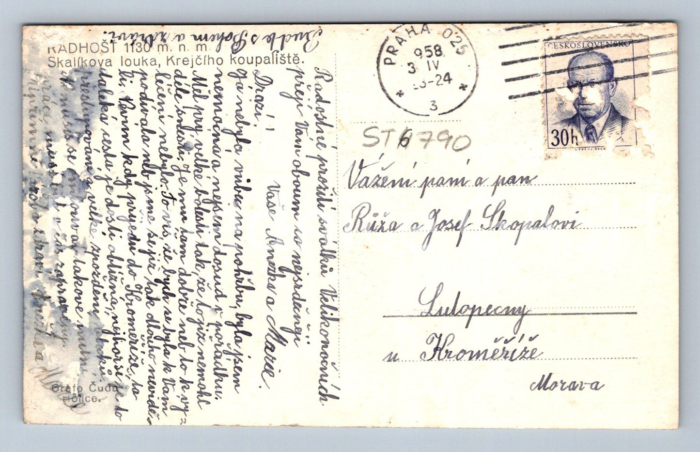 Postcard LOVE (ST6790)