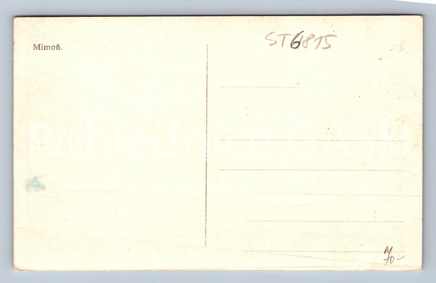 Postcard MIMOŇ (ST6815)