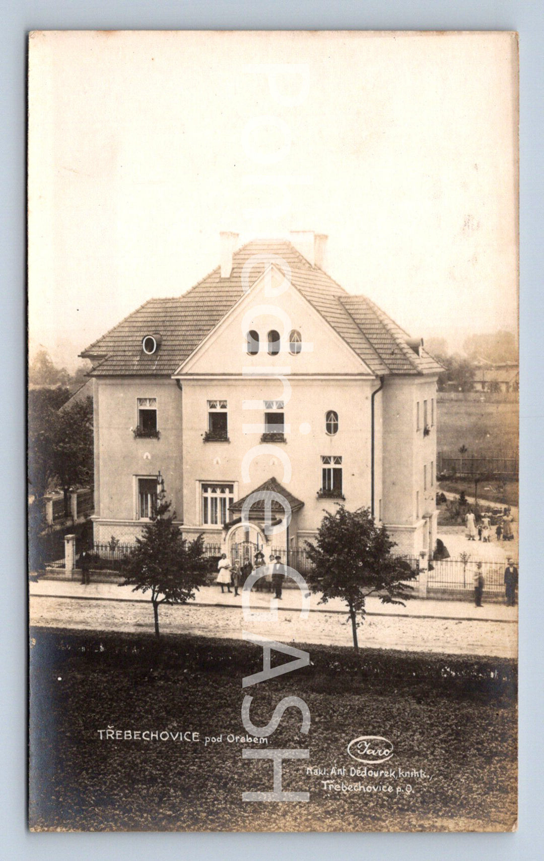 Postcard TŘEBECHOVICE - UNDER THE Plough (ST6816)