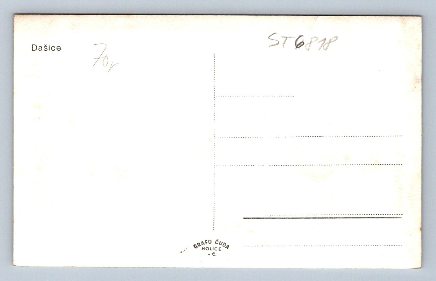 Postcard DAČICE (ST6818)