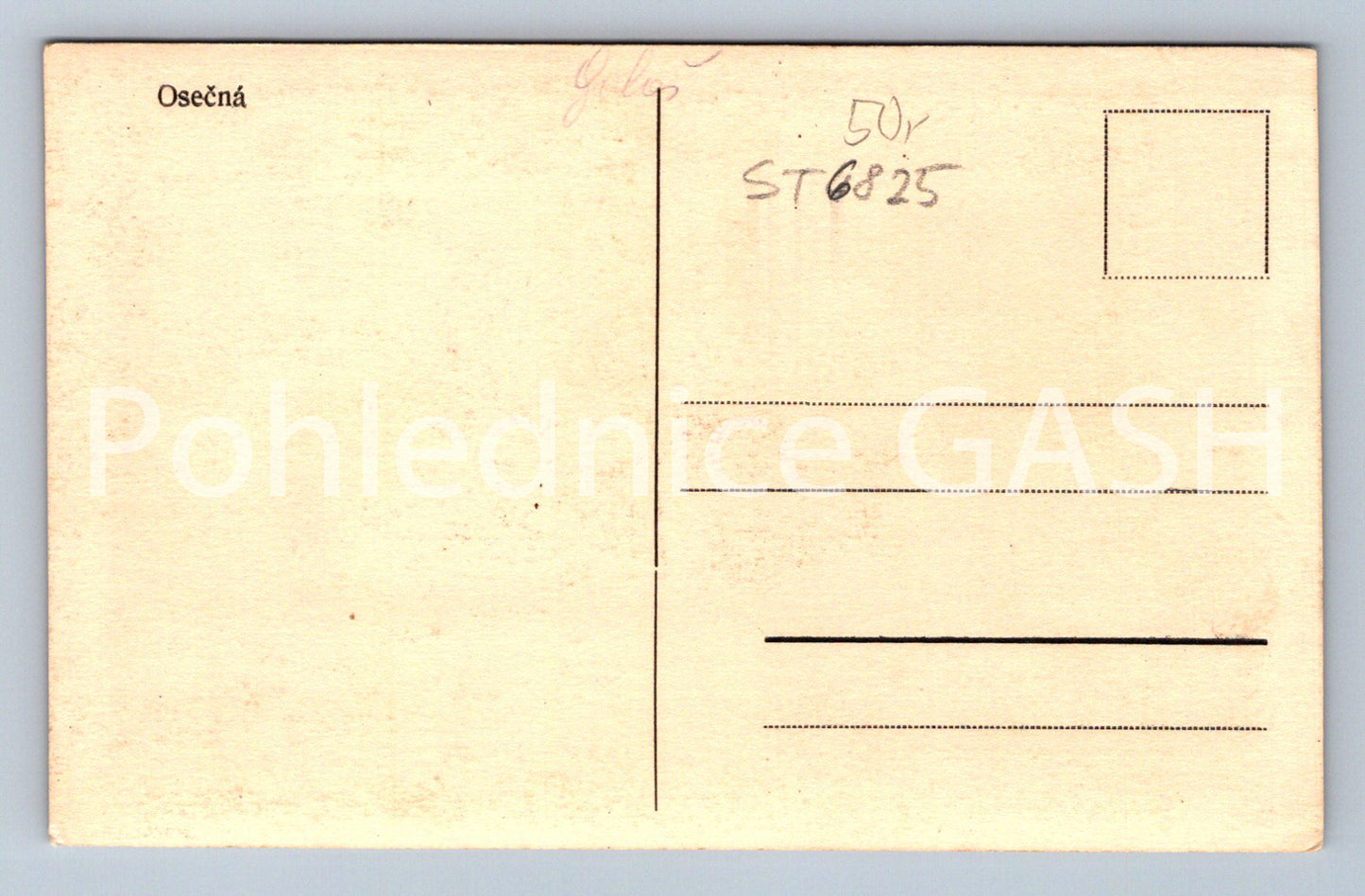 Postcard OSEČNÁ (ST6825)