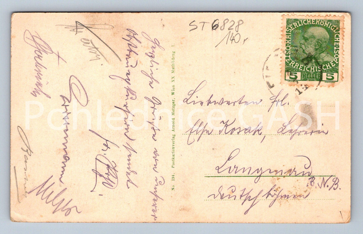 Postcard HANSENBURG (ST6828)