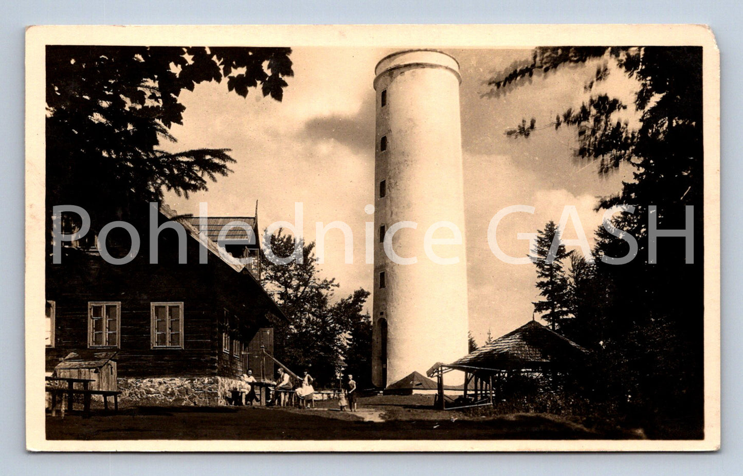 Postcard OBSERVATION TOWER AT LIBÍNĚ U PRACHATICI (ST6834)
