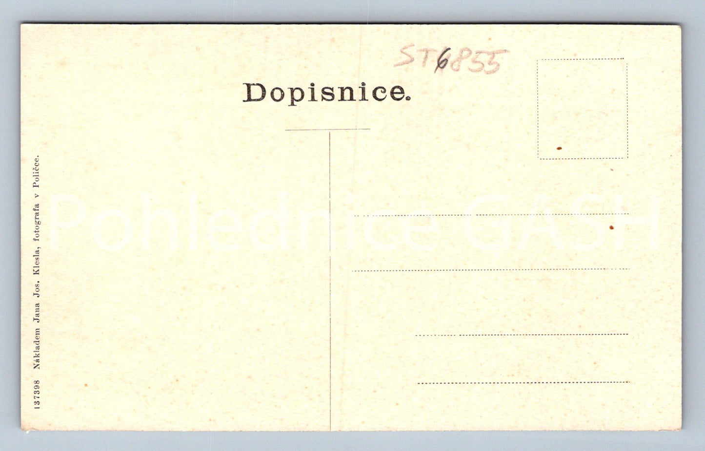 Postcard CZECH LOVE (ST6855)