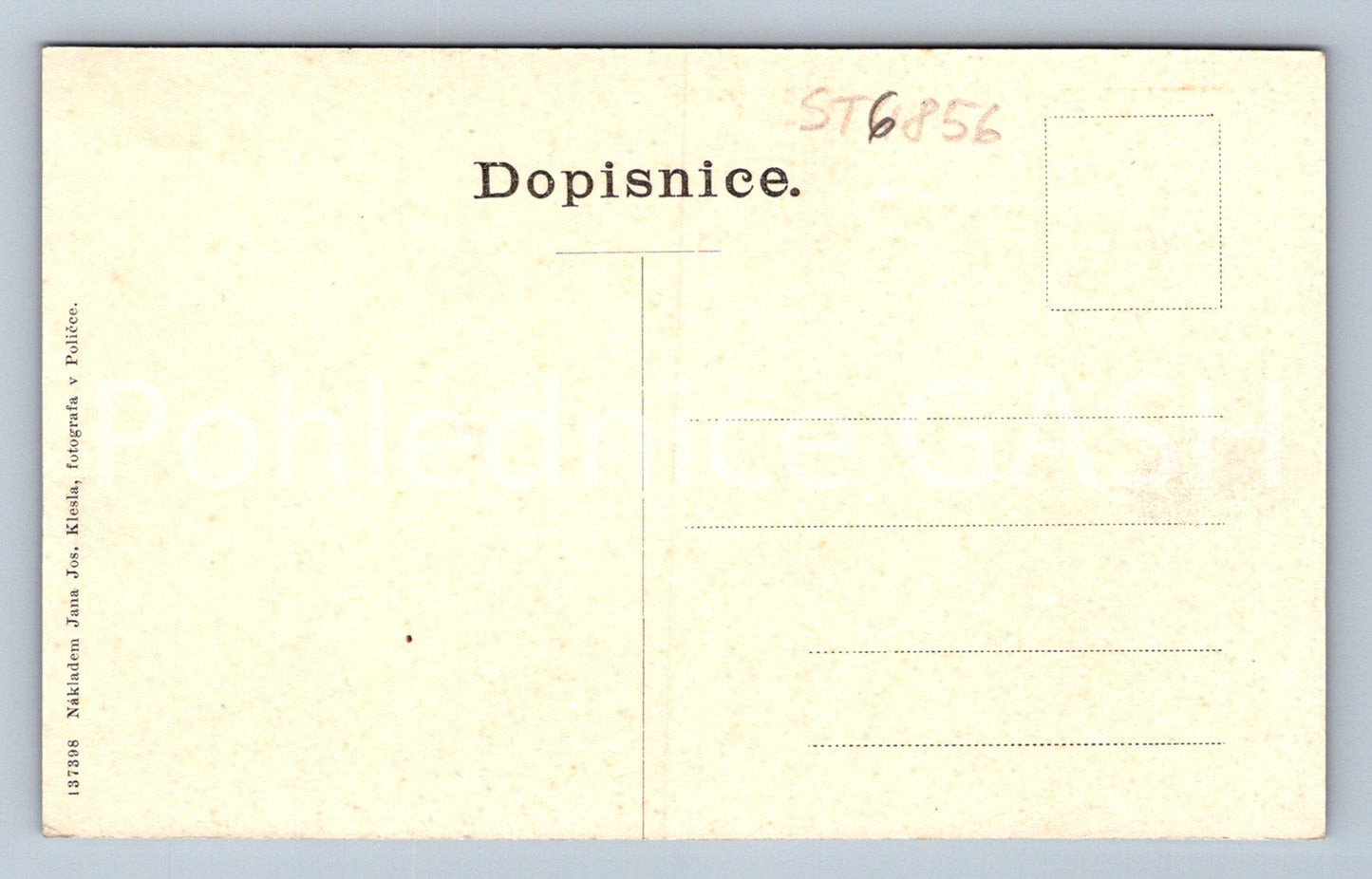 Postcard CZECH LOVE (ST6856)