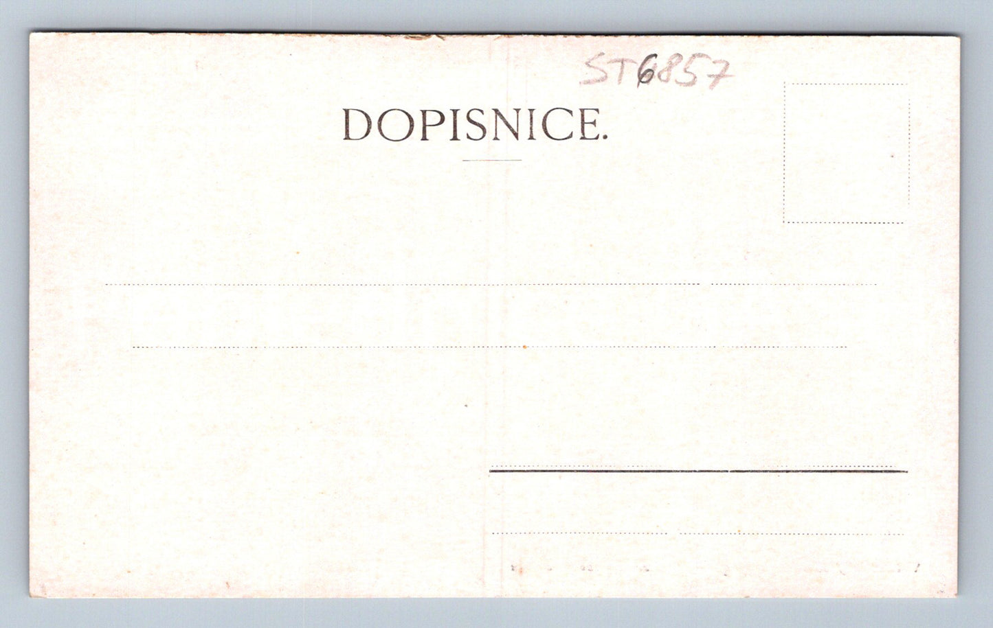 Postcard SHELF (ST6857)