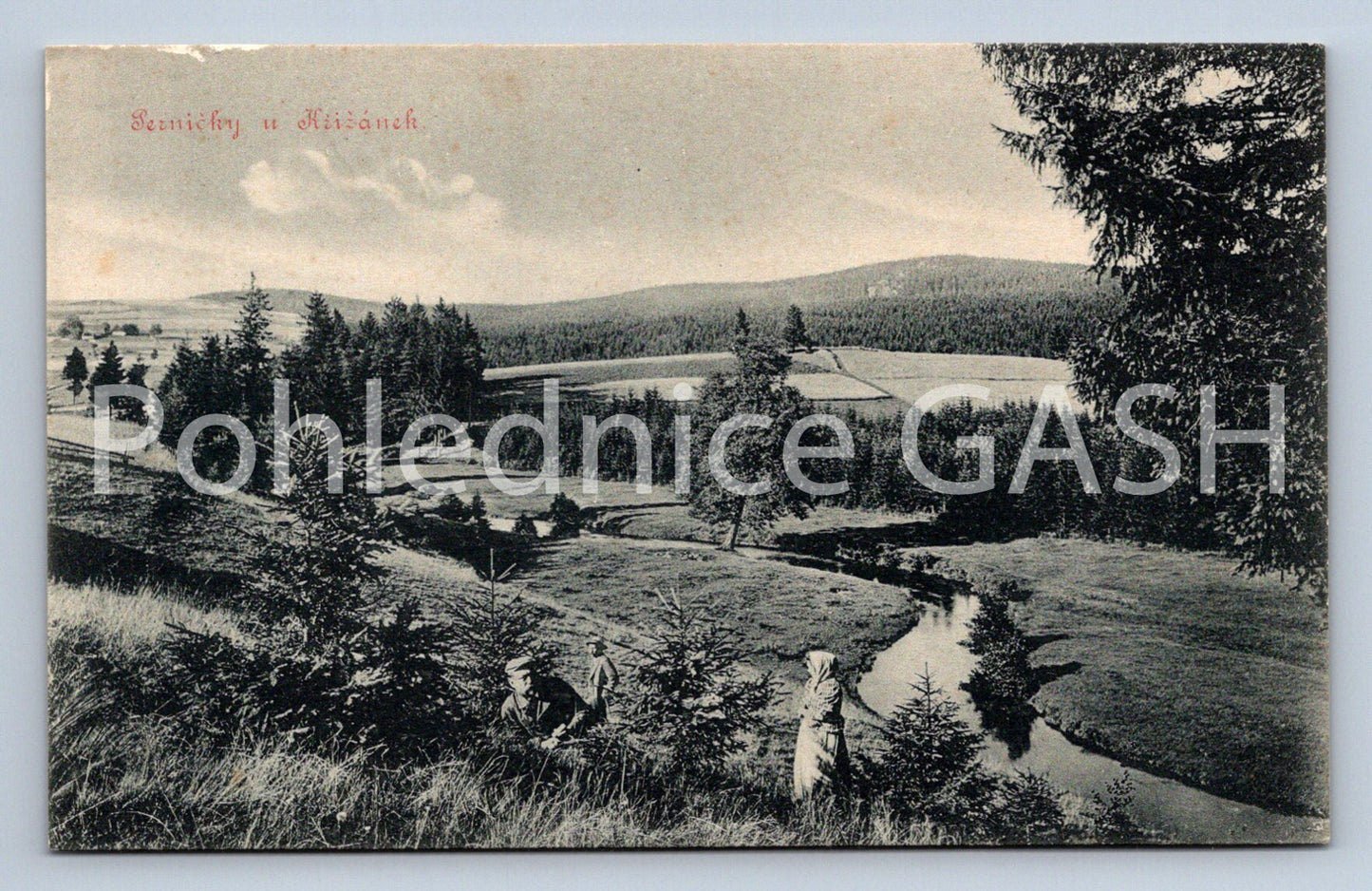 Postcard GINGERBEAR AT CROSSWORD CLUB (ST6858)