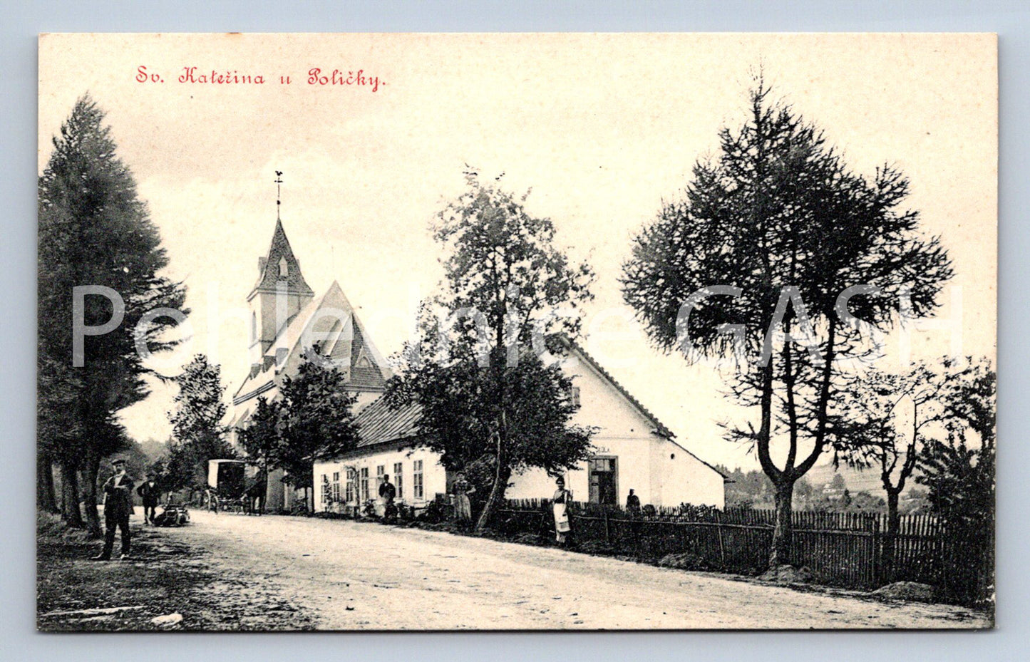 Postcard ST. KATHERINE AT THE SHELF (ST6864)