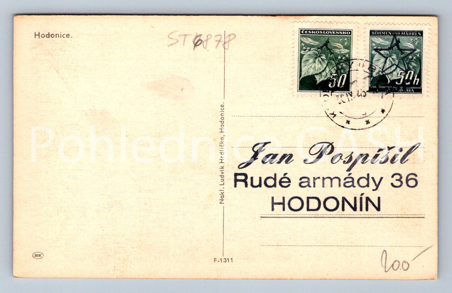 Postcard HODONICE (ST6878)