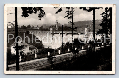 Postcard ELBE RESERVOIR IN TĚŠNOV (ST6883)