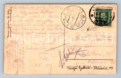 Postcard VALLEY DAM IN TĚŠNOV AT DVOR KRÁLOV NAD LABEM(ST6885)