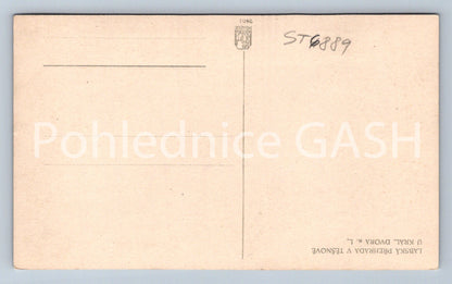 Postcard TĚNOV - ELBE DAM (ST6889)