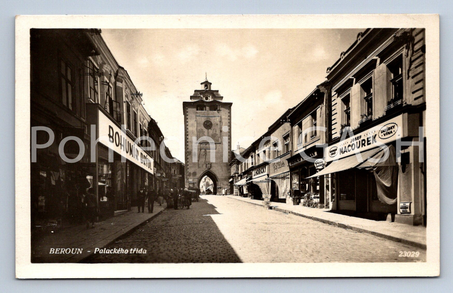 Postcard BEROUN MACOUREK SHOP bohumil brýdl (ST6891)