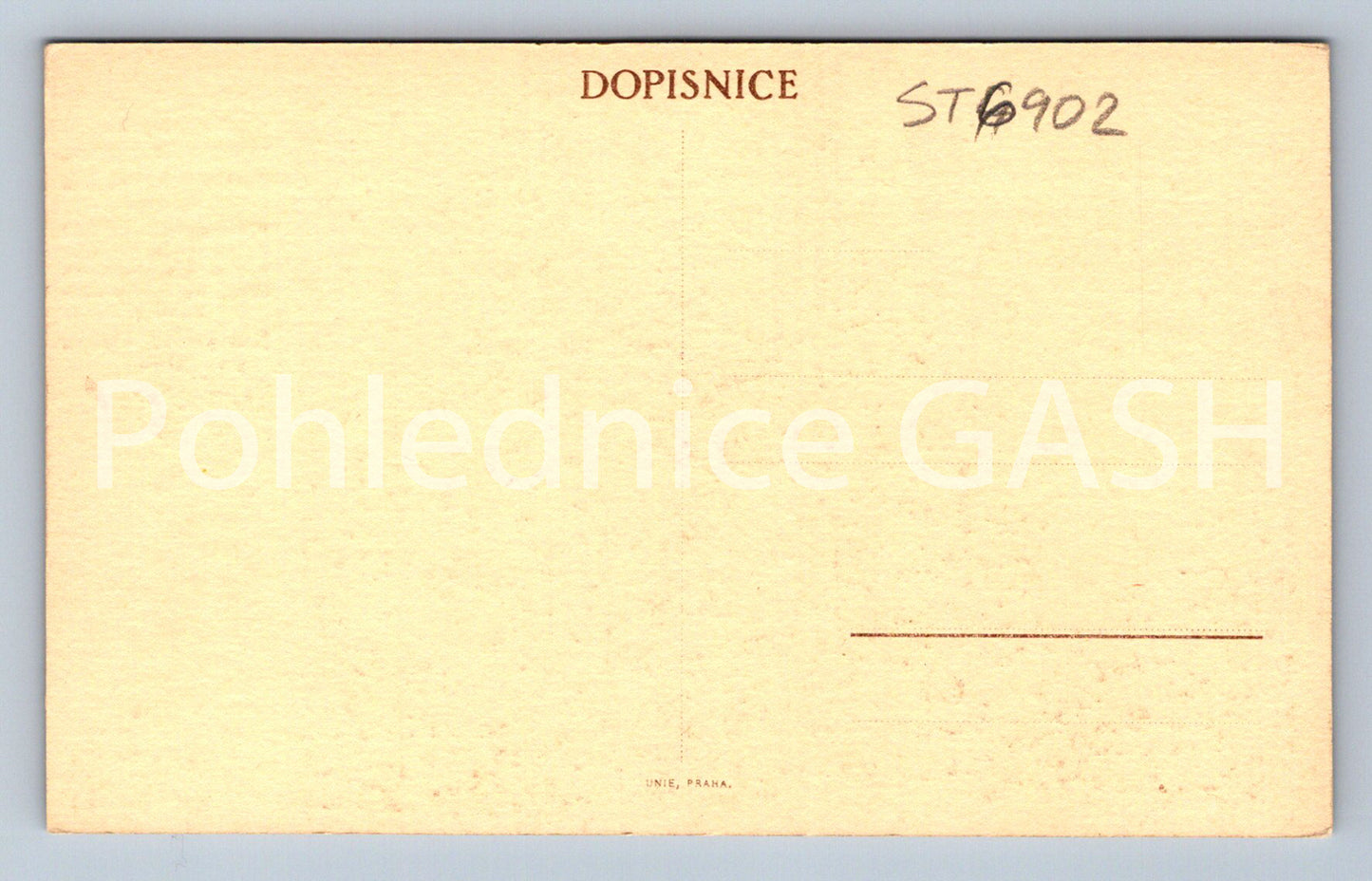 Postcard PRAGUE - KINDERGARTEN BUILDING AT STUDÁNKY (ST6902)