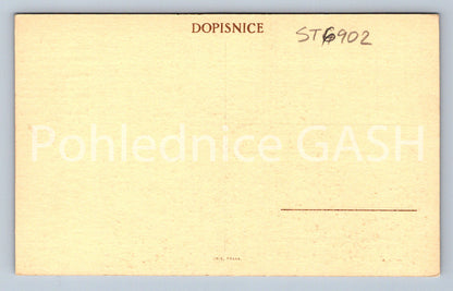 Postcard PRAGUE - KINDERGARTEN BUILDING AT STUDÁNKY (ST6902)