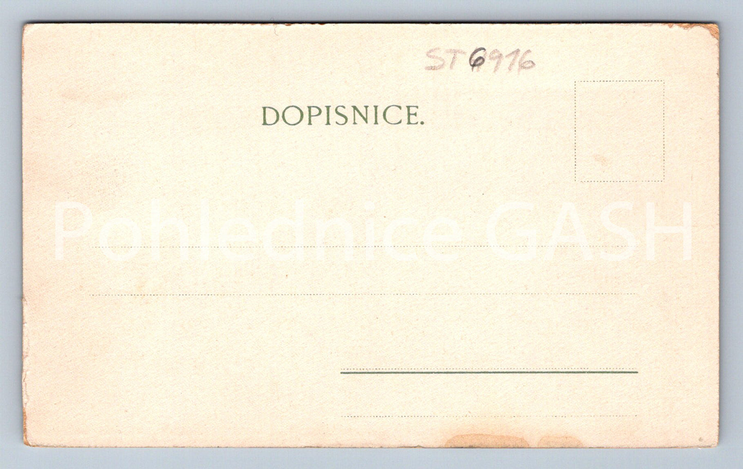 Postcard GREETINGS FROM PODEBRAD (ST6916)