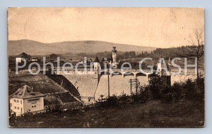 Postcard ELBE DAM IN TĚŠNOV (ST6920)