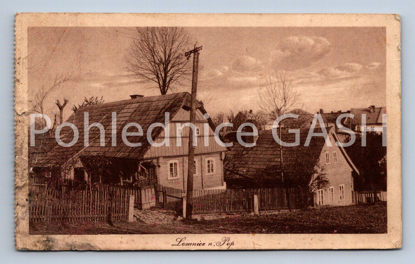 Postcard LOMNICE N. POP. (ST6928)