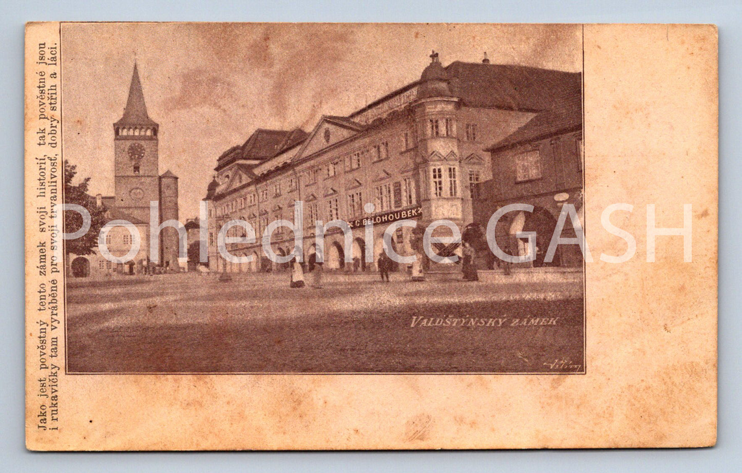 Postcard WALLSTEIN CASTLE (ST6932)