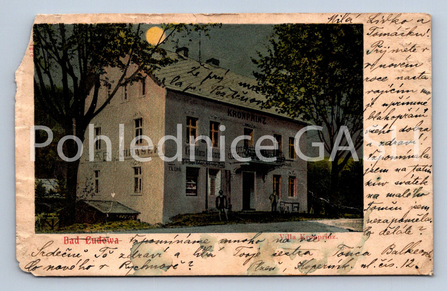 Postcard BAD CUDOWA (ST6951)