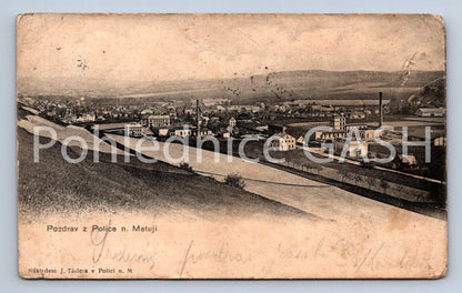 Postcard GREETINGS FROM THE POLICE NEAR METUJÍ (ST6952)