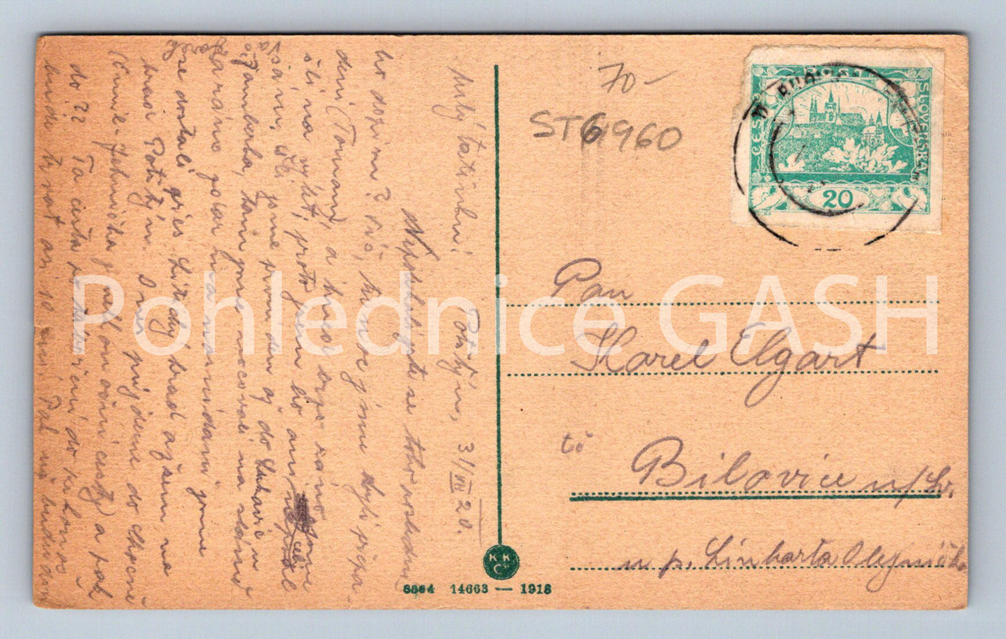 Postcard ŽAMBERK (ST6960)