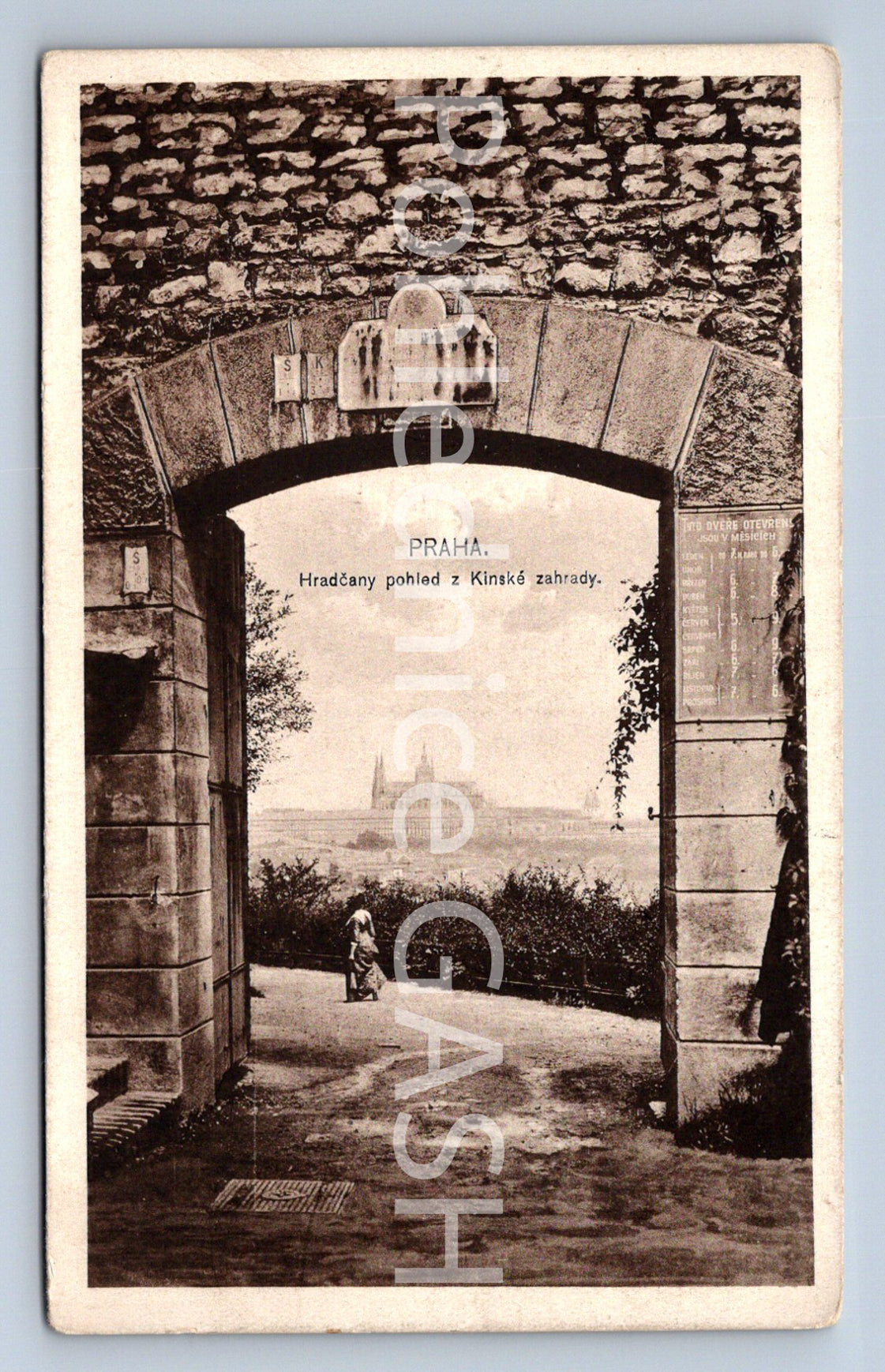 Postcard PRAGUE - HRADČANY (ST6961)