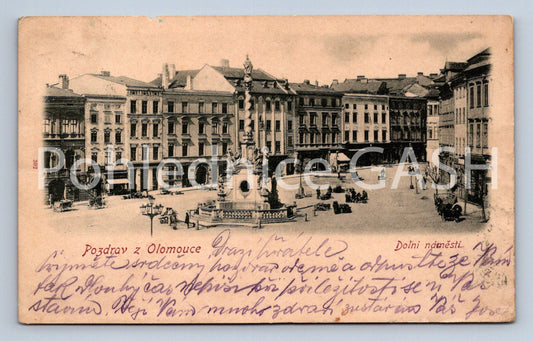 Postcard GREETINGS FROM OLOMOUC (ST6974)