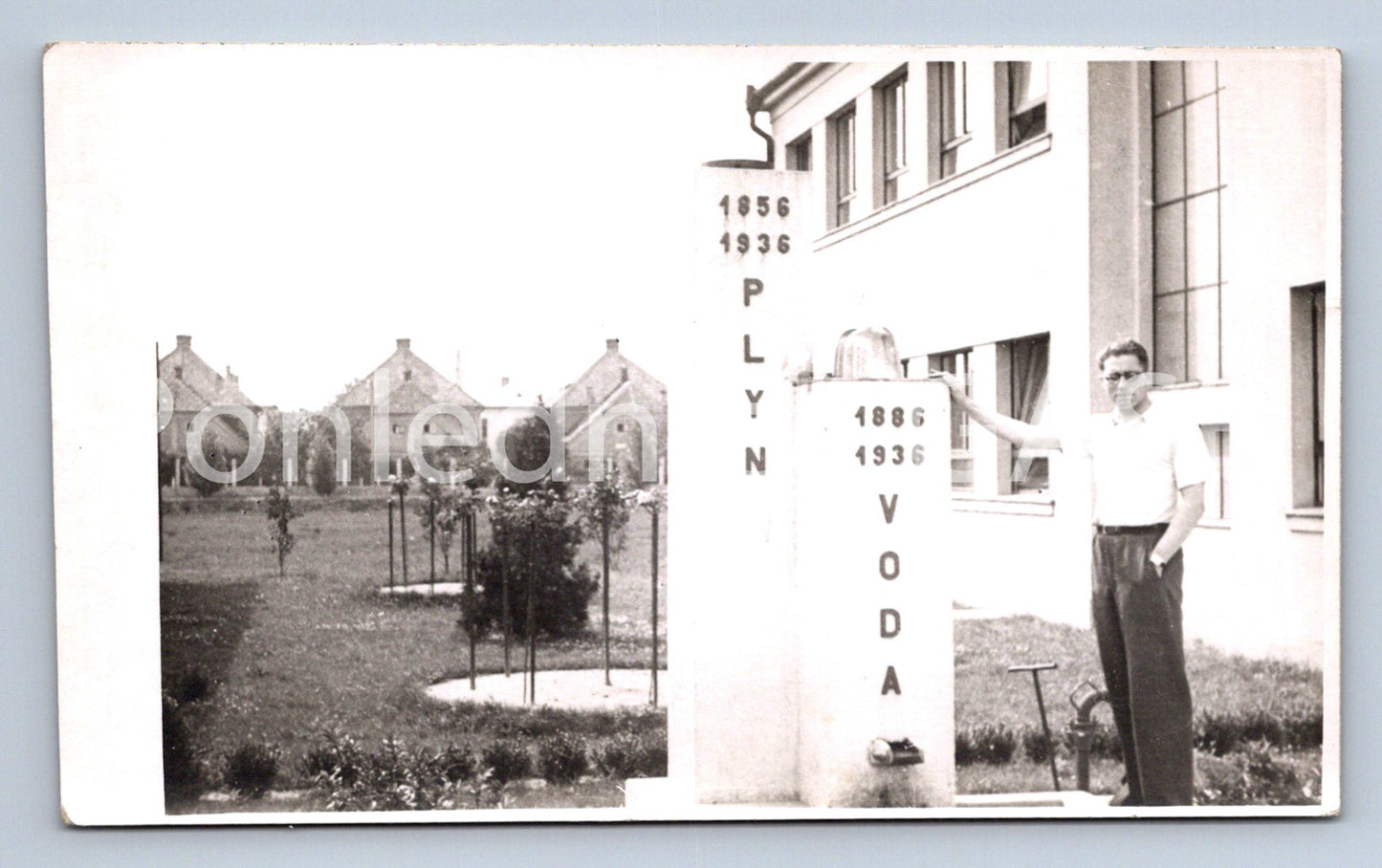 Postcard GAS, WATER (ST6975)