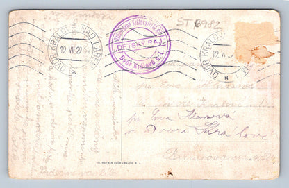 Postcard ELBE RESERVOIR IN TĚŠNOV (ST6982)