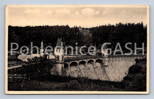 Postcard ELBE RESERVOIR IN TĚŠNOV (ST6984)