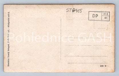 Postcard ELBE RESERVOIR IN TĚŠNOV (ST6985)