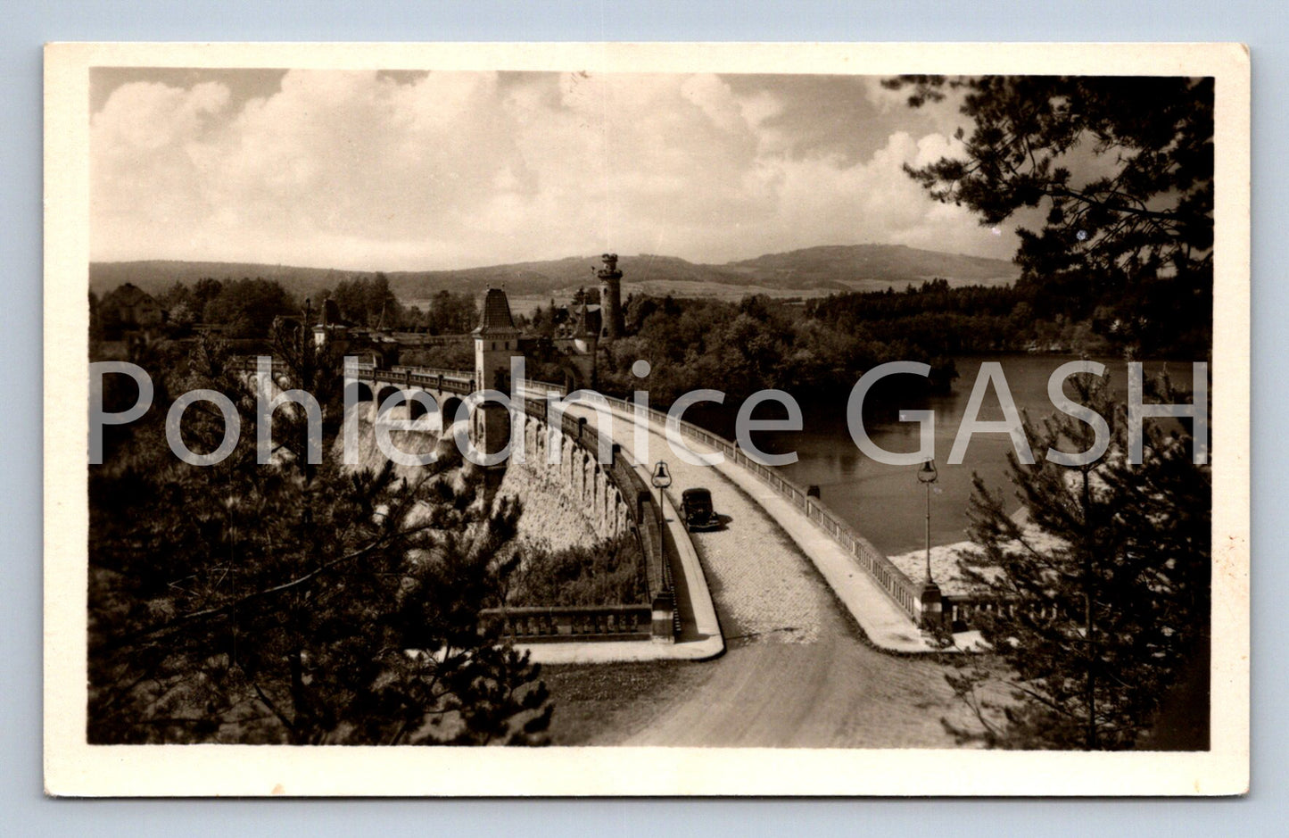 Postcard TĚŠNOV DAM (ST6988)