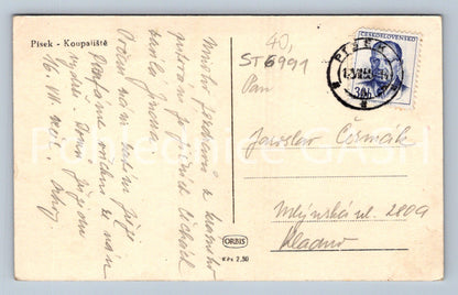 Postcard SAND - SWIMMING POOL (ST6991)