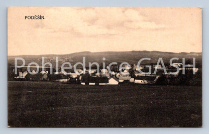 Postcard PODĚŠÍN (ST7002)