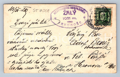 Postcard KRKONOSE (ST7008)