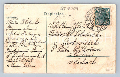 Postcard BRNO - HOTEL SLAVIA (ST7009)