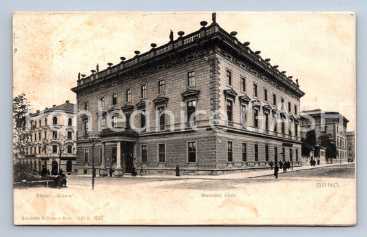 Postcard BRNO - HOTEL SLAVIA (ST7009)