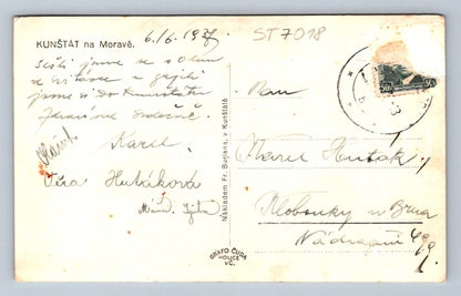 Postcard LANDSCAPE AROUND THE STATUE OF PRESIDENT TG MASARYK (ST7018)