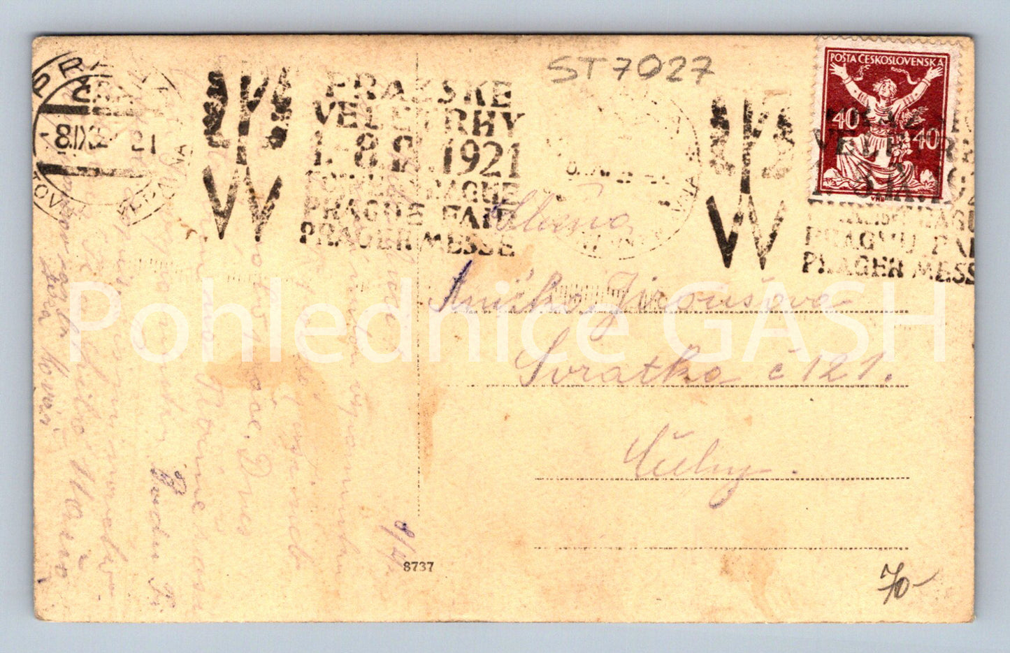 Postcard PRAGUE - PETŘÍN (ST7027)