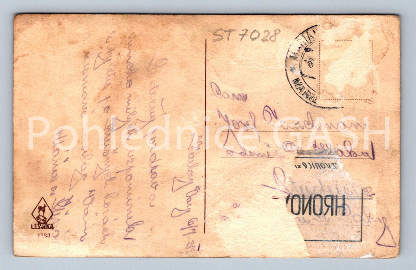 Postcard RADIO SPA JÁCHYMOV (ST7028)