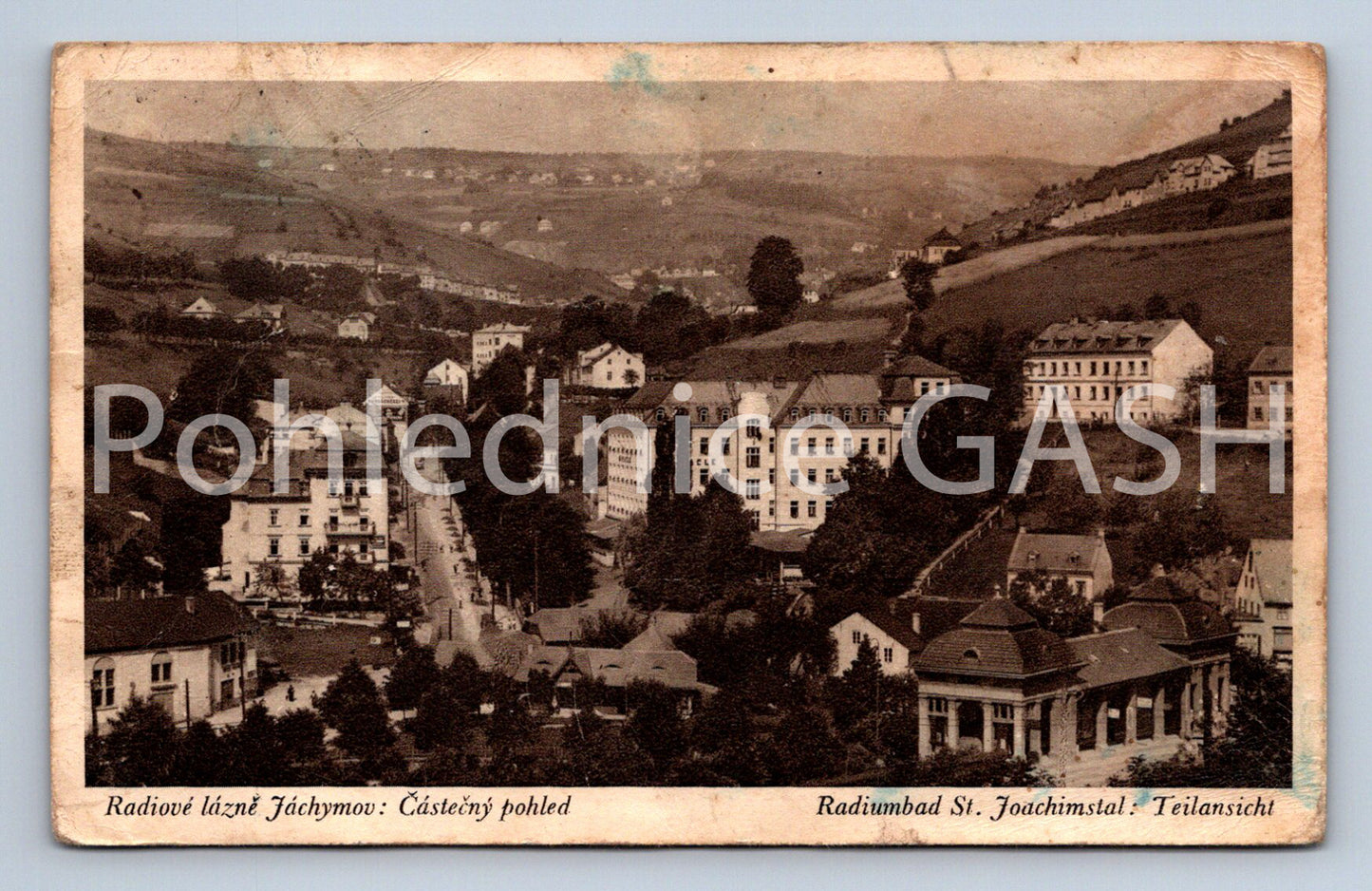 Postcard RADIO SPA JÁCHYMOV (ST7028)