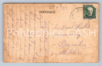 Postcard GREETINGS FROM SVATOŇOVICE - COLLAGE (ST7031)