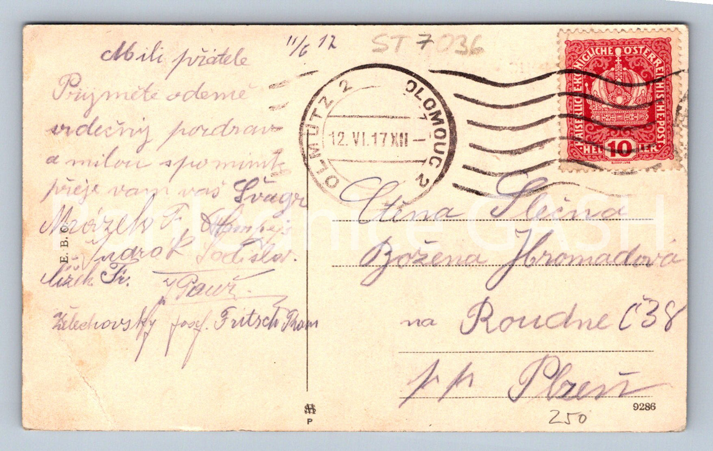 Postcard OLOMOUC (ST7036)