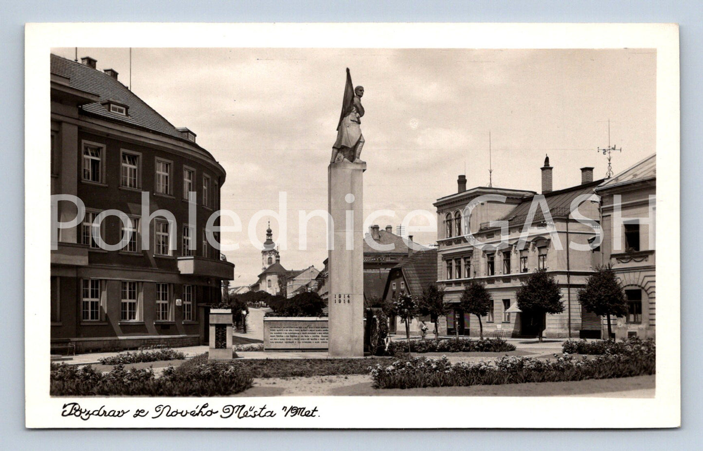 Postcard GREETINGS FROM NOVÉ MĚSTĚ NAD METUJÍ (ST7041)