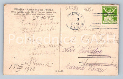 Postcard PRAGUE - PETŘÍN (ST7075)